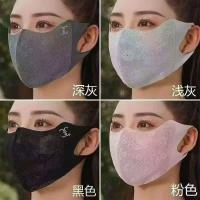 FM防晒立体蕾丝口罩