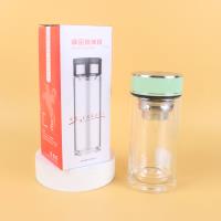 007中短实心底旺彩盖玻璃杯220ml