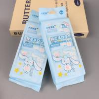 迷你四连包1385蓝色湿巾