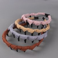 XJY细闪雪纺带齿发箍