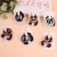 YY2入穿珍珠布圈+亮银电话线