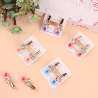 SS炫彩珠花压夹