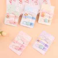YD波点桃心星星3个压夹（款式随机）