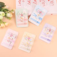 YD卡通纽扣压夹三件套