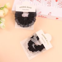 HD布圈点点网纱花边肠圈