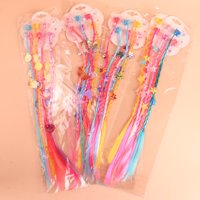 SS辫子五星花蝴蝶假发小爪