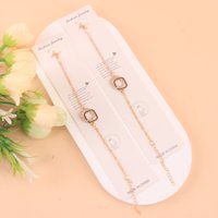 MZQ叠方框金手链
