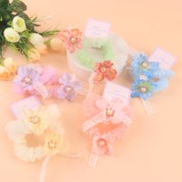 WH轻纱花丝带肠圈皮筋