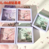TL6点钻星塔项链
