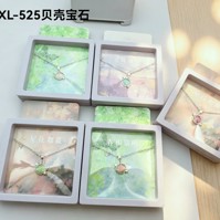 TL525贝壳宝石项链