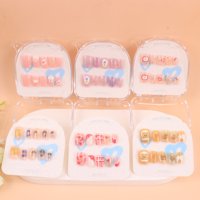 HYX1039印花卡通猫眼指甲贴