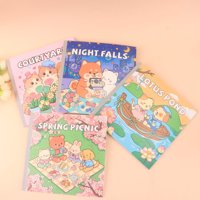 SS16开治愈时光方形涂色本