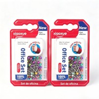 A001彩色珠光针120pc(外贸)