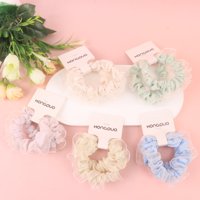 HD柔纱花边碎花肠圈肠圈