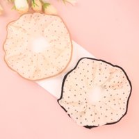 TE柔纱波点珍珠大肠圈