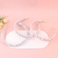 HD卡通碎花褶皱发箍