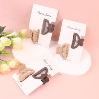 AH2个咖色半月小爪