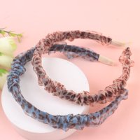 HD豹纹网纱发箍