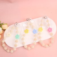 HS珍珠花朵手机链