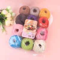PX0326DIY彩色橄榄球三股麻绳