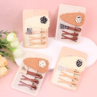 YD针织三角BB夹+3个压夹