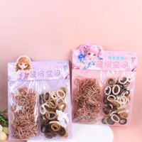 DC纸卡咖毛巾圈+一次性皮筋