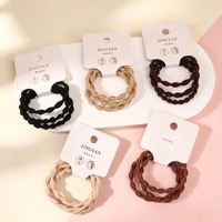 JY99019奶咖色基础皮筋